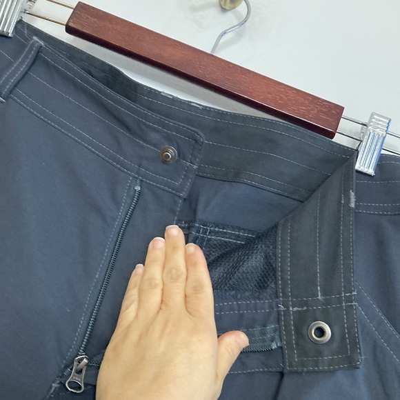 Kuhl Pants Mens 36 x 30 Dark Gray Nylon Stretch Lightweight Straight Leg - Picture 6 of 15